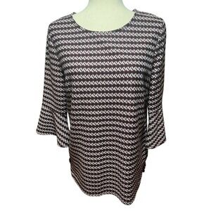 3/$27 JL Jules & Leopold 3-Quarter Bell Sleeve Tunic, size Medium